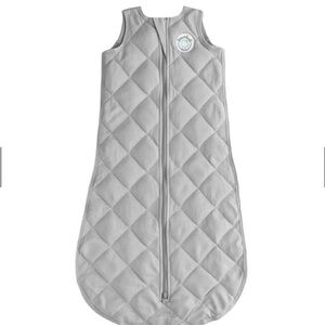 Gray Quilted Sleeveless Sleeping Bag